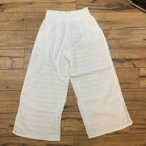 White Cotton Pants